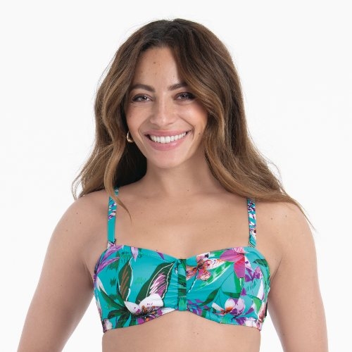 Rosa Faia Swimwear Ella blue padded bikini bra