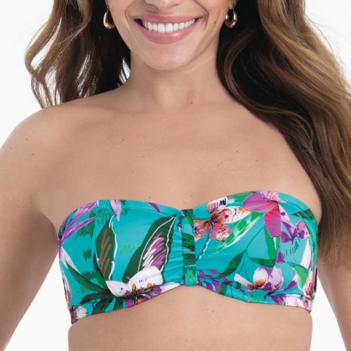 Rosa Faia Swimwear Ella blue padded bikini bra
