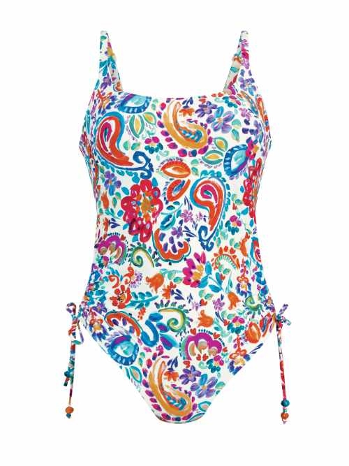 Rosa Faia Swimwear Bianca white/print bathingsuit
