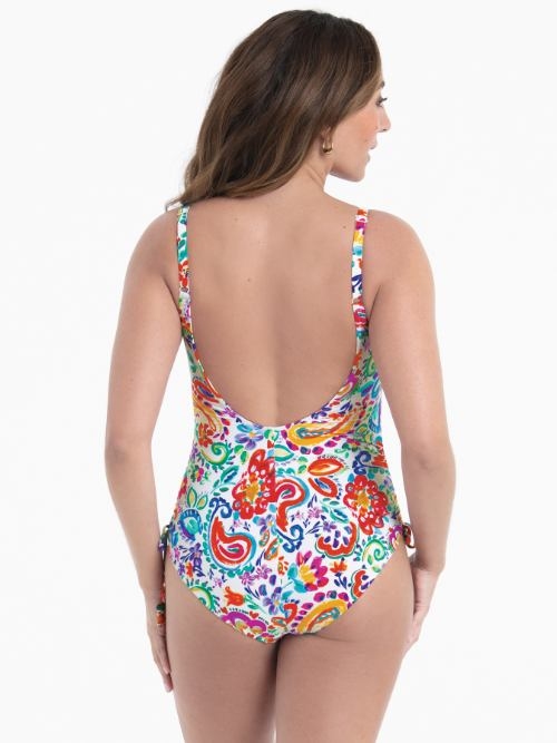 Rosa Faia Swimwear Bianca white/print bathingsuit