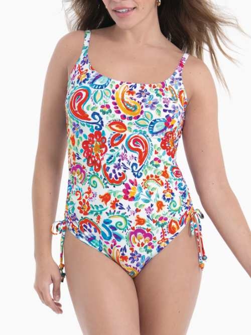 Rosa Faia Swimwear Bianca white/print bathingsuit