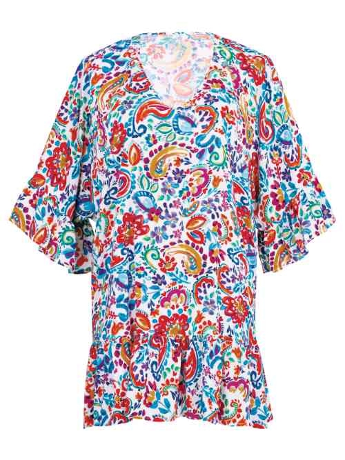 Rosa Faia Swimwear Akalani multicolor tunic