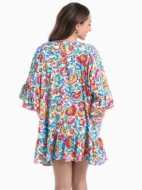 Rosa Faia Swimwear Akalani multicolor tunic