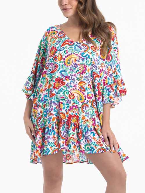 Rosa Faia Swimwear Akalani multicolor tunic