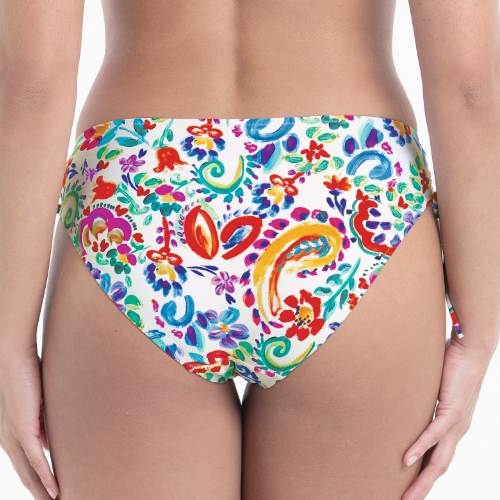Rosa Faia Swimwear Lorie white/print bikini brief