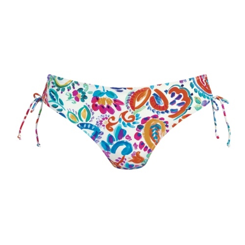 Rosa Faia Swimwear Lorie white/print bikini brief