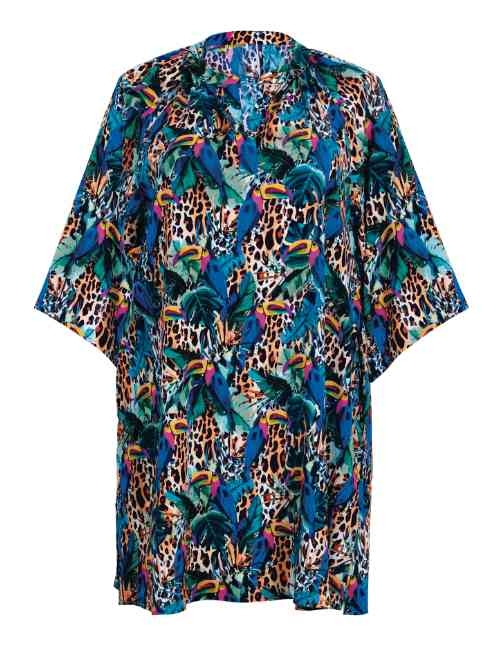 Rosa Faia Swimwear Manihi multicolor tunic