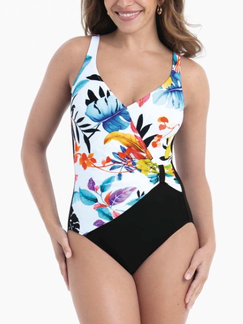 Anita Swimwear Elea white/print bathingsuit