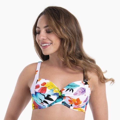 Anita Swimwear  white/print padded bikini bra