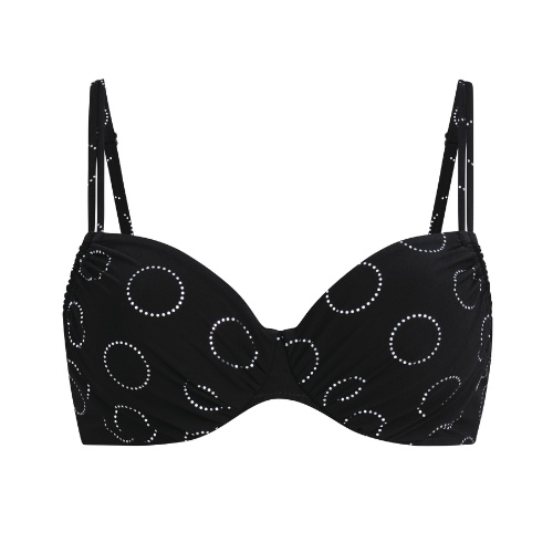 Rosa Faia Swimwear Lucia black padded bikini bra
