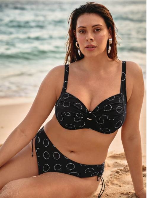 Rosa Faia Swimwear Anny black bikini brief