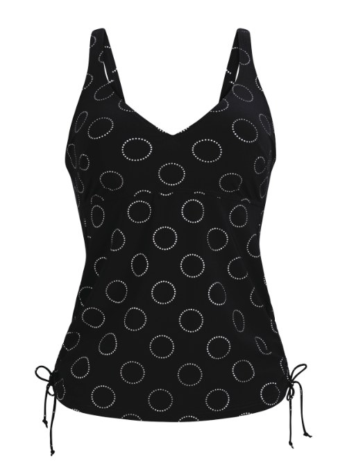 Rosa Faia Swimwear Malaika black tankini top