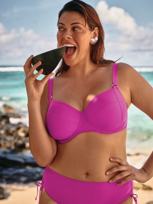 Rosa Faia Swimwear Ive pink bikini brief