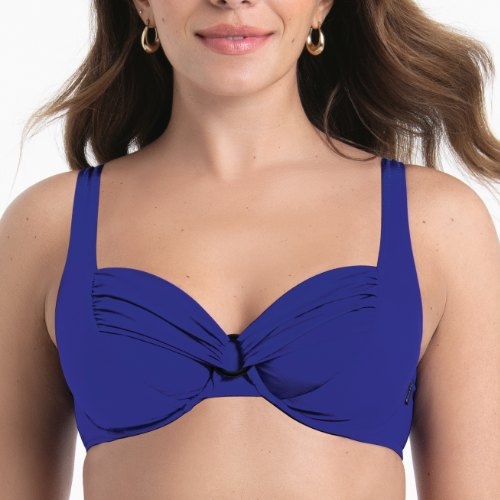 Rosa Faia Swimwear Hermine blue padded bikini bra