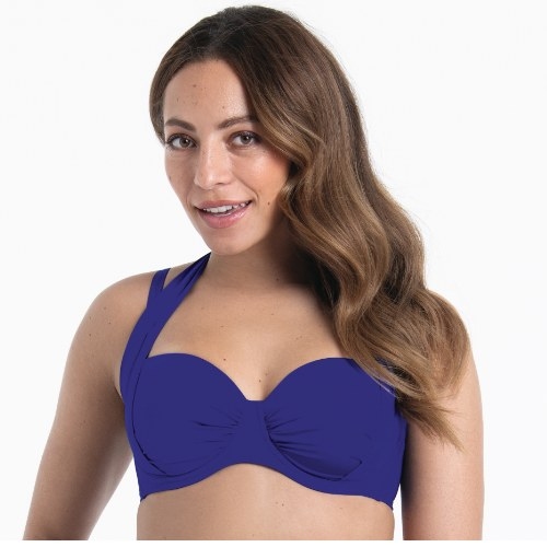 Rosa Faia Swimwear Catalina blue padded bikini bra