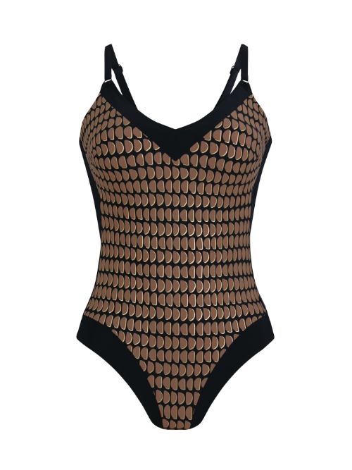 Rosa Faia Swimwear Mabela black bathingsuit