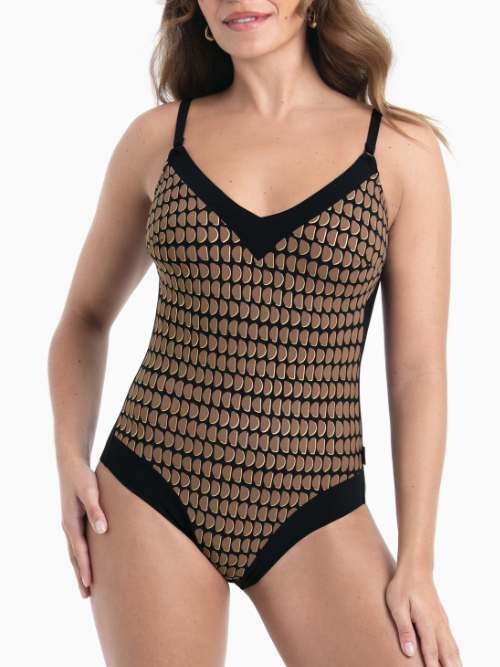 Rosa Faia Swimwear Mabela black bathingsuit