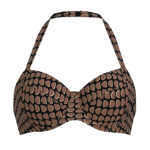 Rosa Faia Swimwear Leandra black padded bikini bra