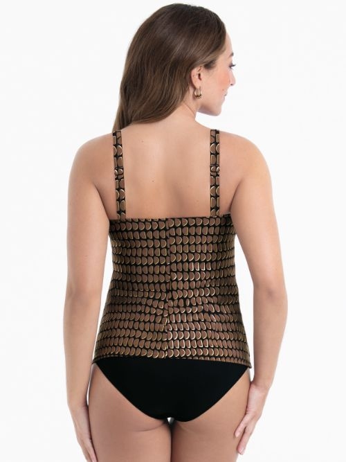 Rosa Faia Swimwear Maily black tankini top