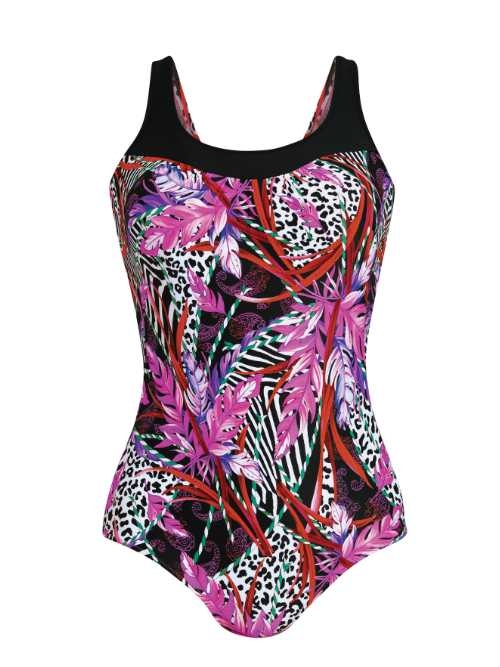 Anita Care Porto magenta prosthetic swimsuit