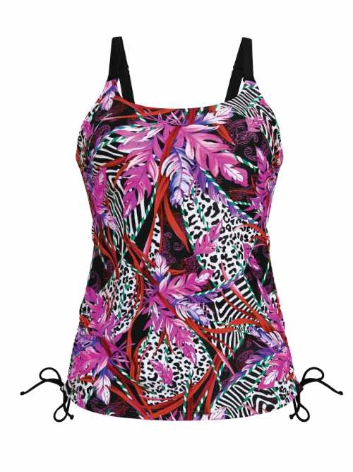 Anita Care Latina magenta prosthetic tankini