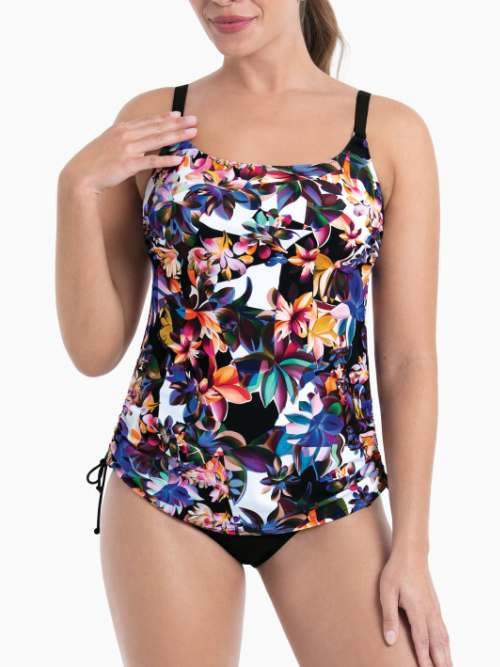 Anita Care Latina black/print prosthetic tankini