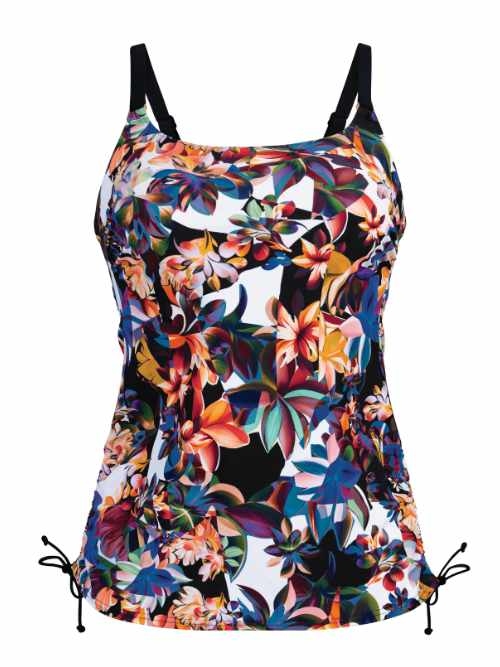 Anita Care Latina black/print prosthetic tankini