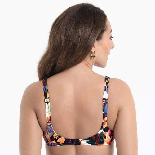 Anita Swimwear Elna black/print padded bikini bra