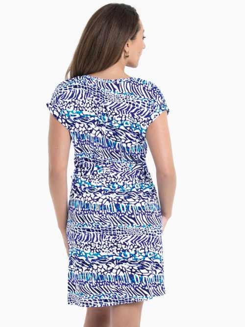 Anita Swimwear Mari navy blue beach dress