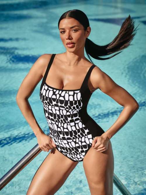 Anita Swimwear Kalinda black/white bathingsuit