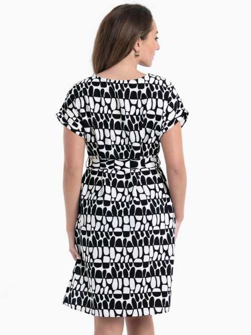 Anita Swimwear Parma black/white beach dress