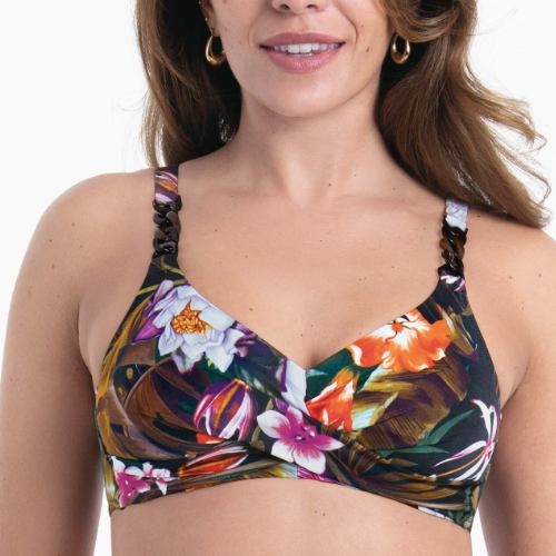 Anita Swimwear Marnie black/brown padded bikini bra