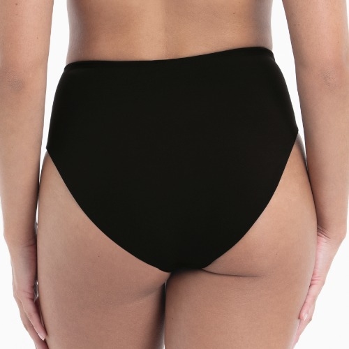 Rosa Faia Swimwear Pure black bikini brief