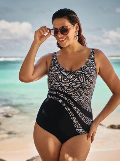 Anita Swimwear Luella black/gold bathingsuit