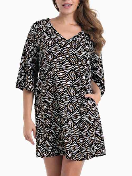 Anita Swimwear Garda black/gold tunic