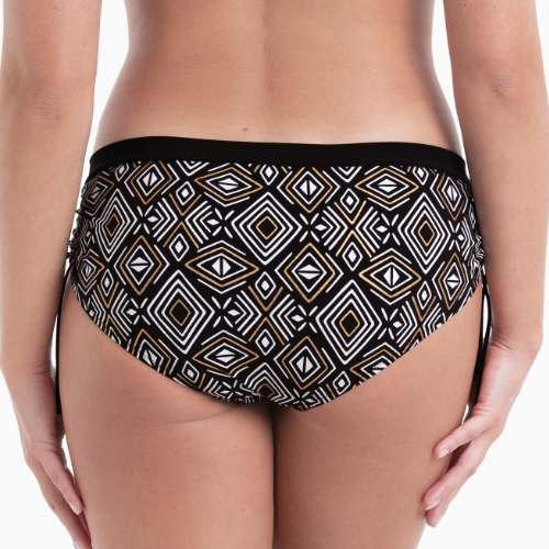 Anita Swimwear Ebru black/gold bikini brief