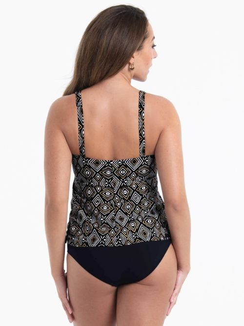 Anita Swimwear Malaika black/gold tankini top