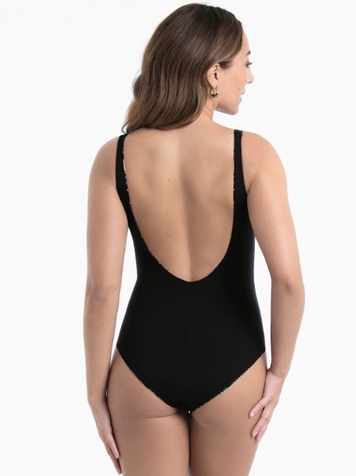 Rosa Faia Swimwear Violetta black bathingsuit