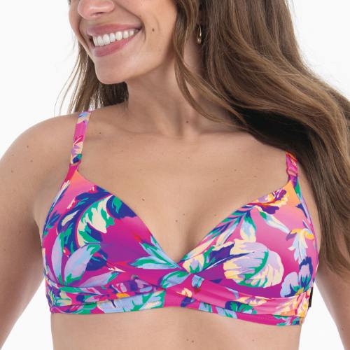 Rosa Faia Swimwear Maja pink padded bikini bra