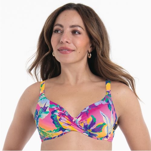 Rosa Faia Swimwear Allegra pink soft-cup bikini bra