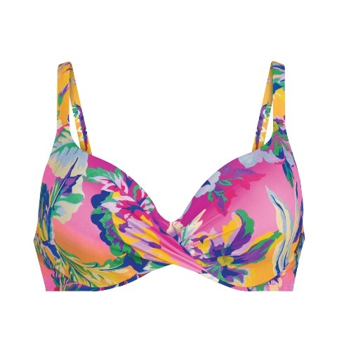 Rosa Faia Swimwear Allegra pink soft-cup bikini bra