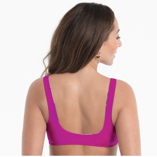 Rosa Faia Swimwear Wika pink padded bikini bra