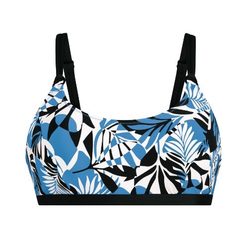 Anita Care Nola blue prosthetic bikini top