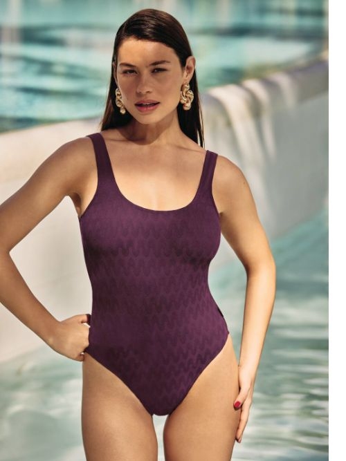 Rosa Faia Swimwear Jada purple bathingsuit