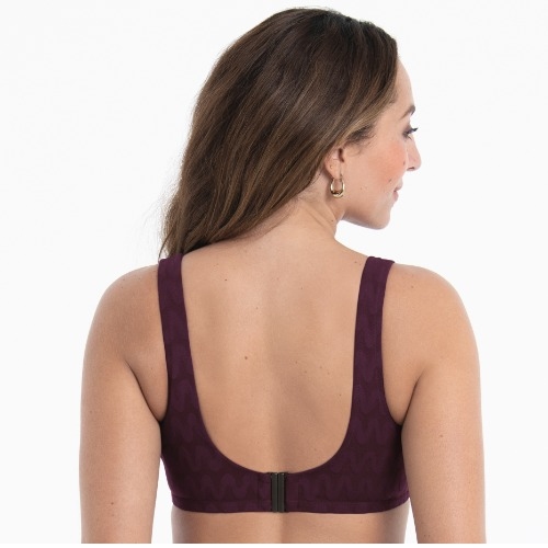 Rosa Faia Swimwear Vivien purple soft-cup bikini bra