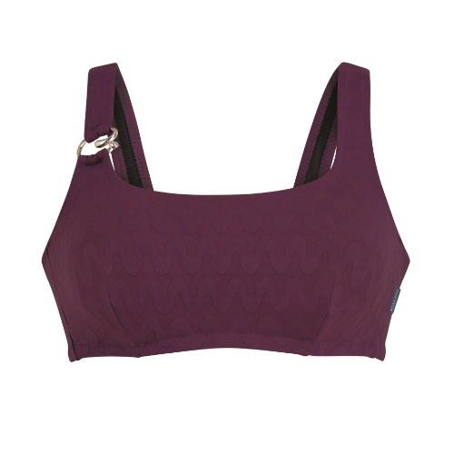 Rosa Faia Swimwear Vivien purple soft-cup bikini bra