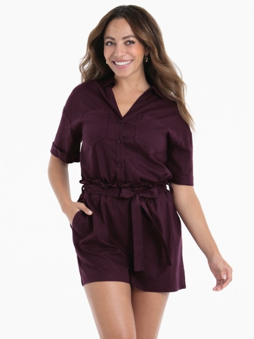 Rosa Faia Swimwear Nevis purple bikini brief