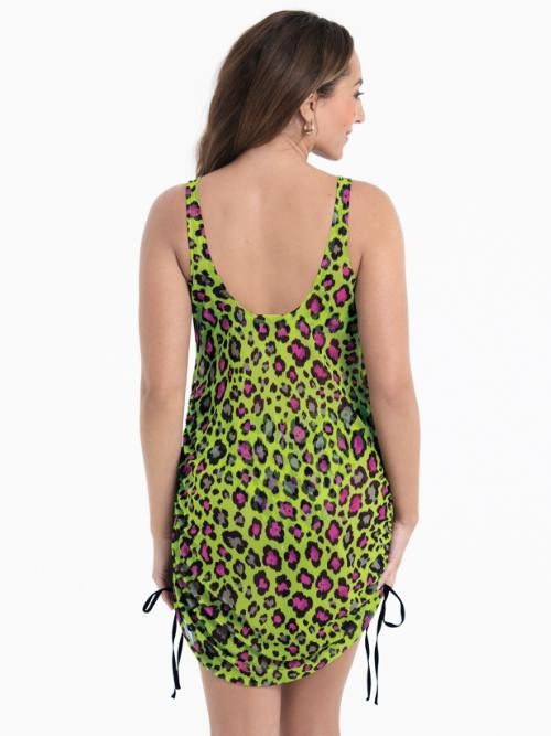 Rosa Faia Swimwear Capri green tunic