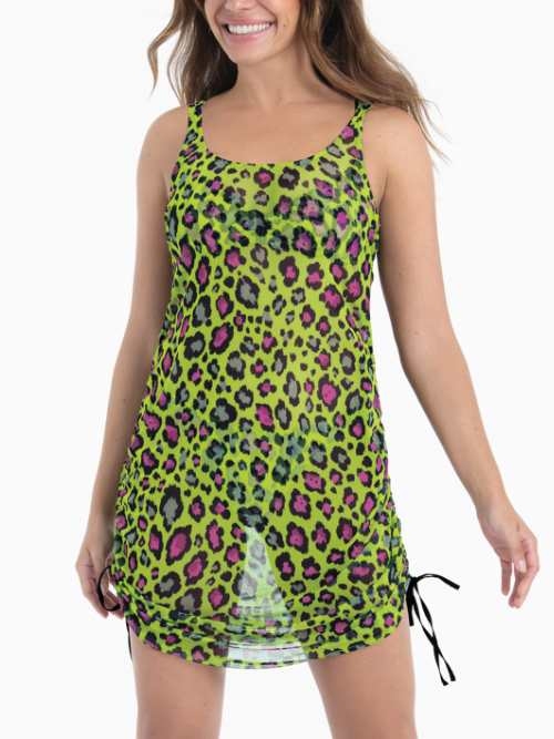 Rosa Faia Swimwear Capri green tunic