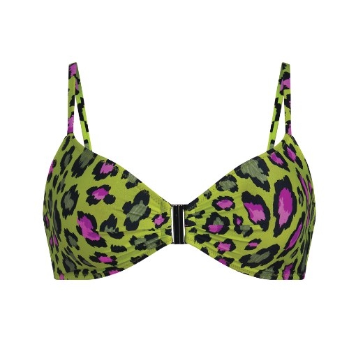 Rosa Faia Swimwear Ruby green padded bikini bra